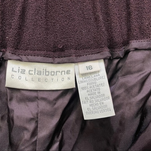 Liz Claiborne Women's Purple Trousers - Picture 5 of 5